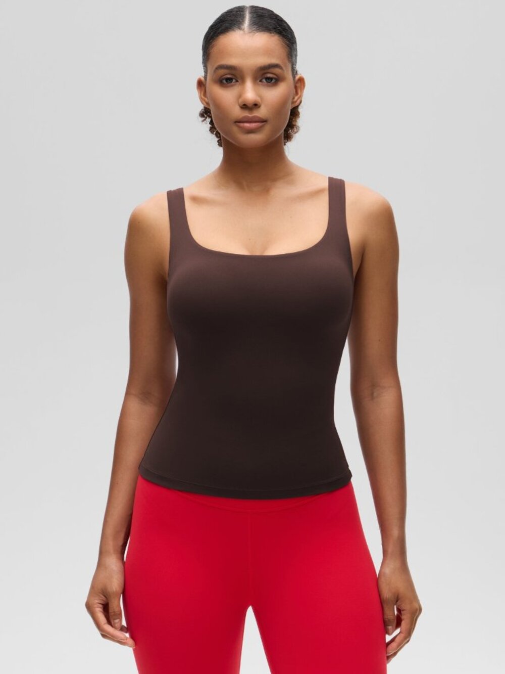 Butterluxe U Neck Built in Bra Tank